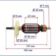 Якорь для BOSCH GBH 2-24 5 зубов, DongCheng VEBEX
